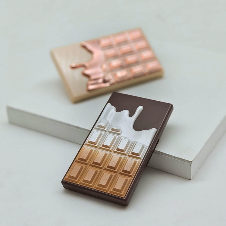 Y330甜心巧克力双色大容量眼影盘自定义装饰片